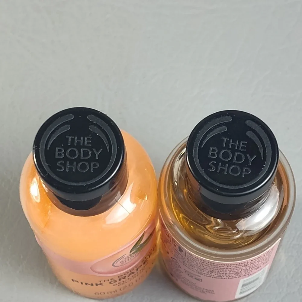 The Body Shop Pink Grapefruit Shower Gel & Gel Lotion 2 Oz Travel‎ Size New